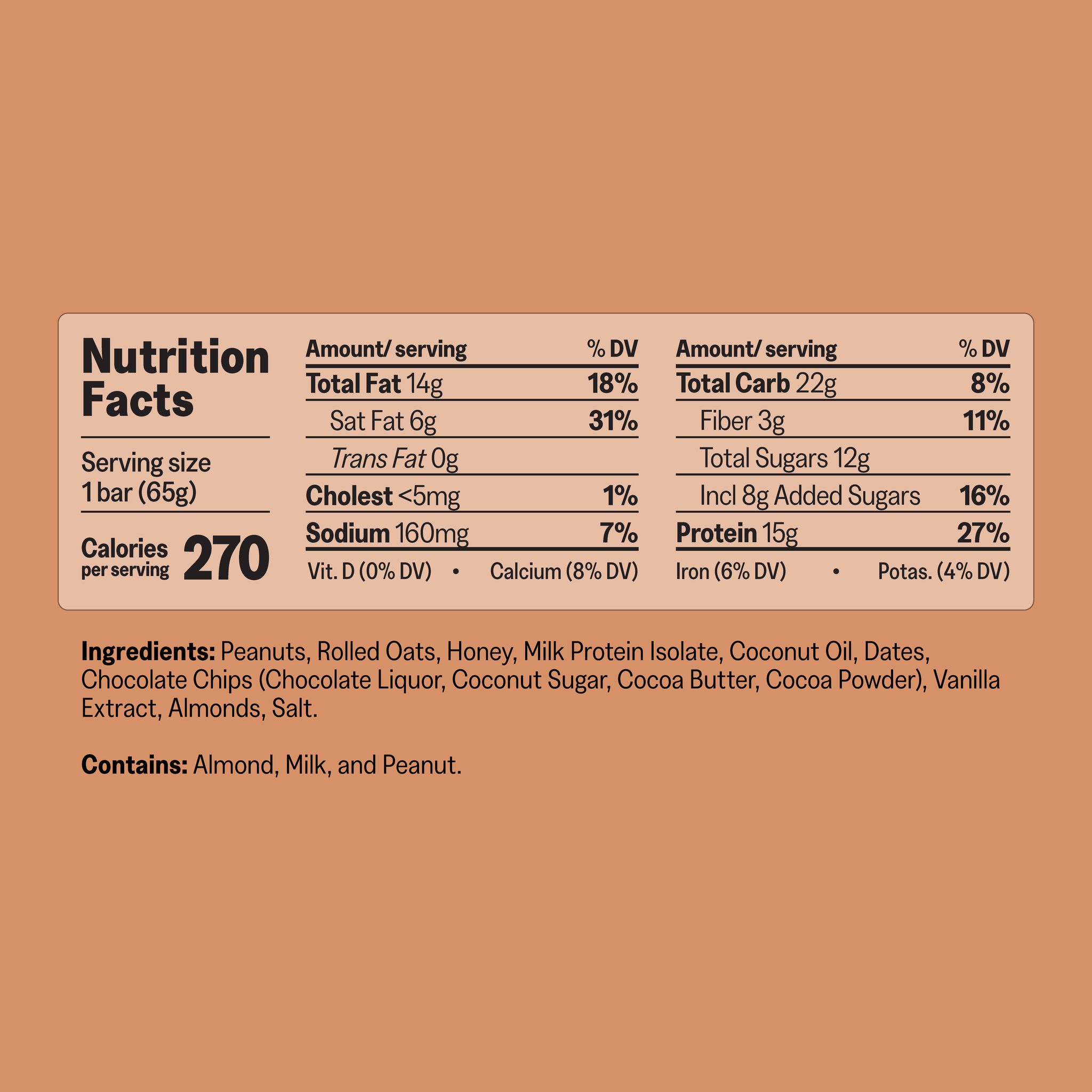 Peanut Butter Chocolate Protein Bar 8-Pack
